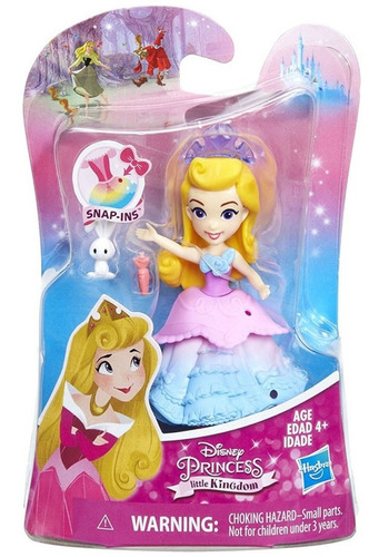 Hasbro Disney Princess Little Kingdom Snap-ins Muñeca Aurora