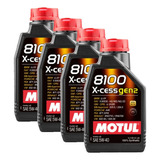 4 Litros Óleo 5w40 Motul 8100 X-cess Gen2 502 00 / 505 00