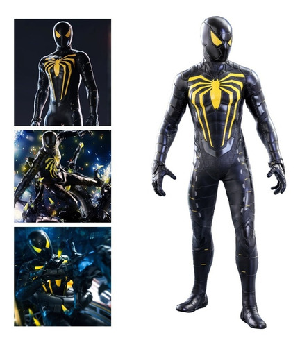 Hot Toys Spider-man Anti-ock Suit Deluxe Ps4 Homem Aranha