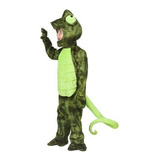 Disfraz De Camaleon Gecko Geco Lagartija Iguana Para Niños A