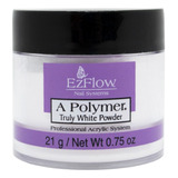 Ezflow Polímero Polvo Acrílico Para Uñas Esculpidas X 21gr Color Truly White Powder