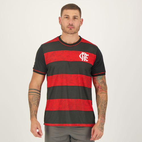 Camisa Flamengo Classmate Preta E Vermelha