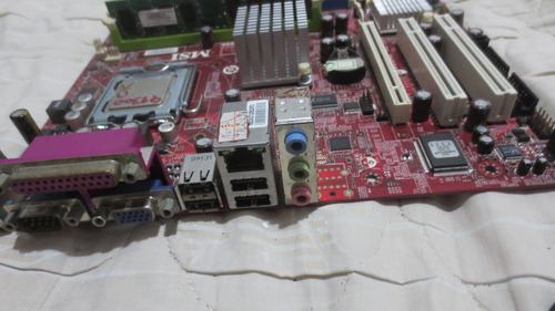 Tarjeta Madre Mother Board 775 Procesadorcore 2 Duo E6550