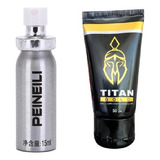 Pack 2 Lubricante Titan Gold  + Spray Peineili 15 Ml