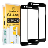 Protector De Pantalla Para LG K20 Plus Negro 2 Unidades