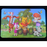 6 Individuales Para Mesa Lavables Infantiles Winnie Pooh 