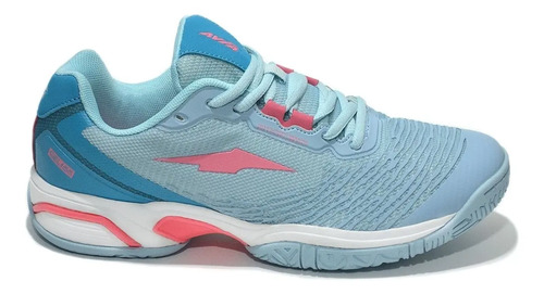 Zapatillas Avia Modelo Damas Tenis Padel Avi Serve Celeste  | Envío gratis