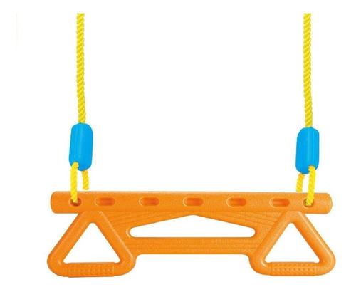 Hamaca Columpio Con Soga Para Colgarse Infantil De Niño 42cm Color Naranja