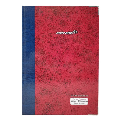 Libro Florete 96h Tipo Francesa Mayor 3 Columnas 1 Pz | Envío gratis
