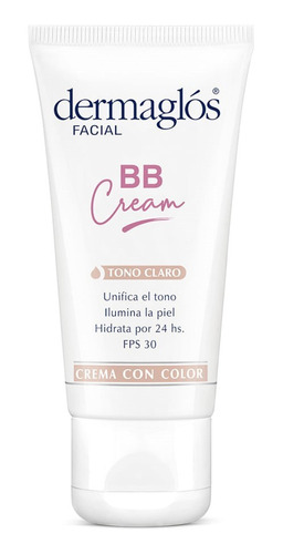 Dermaglos Crema Color Bb Cream Tono Claro Fps30 50gr