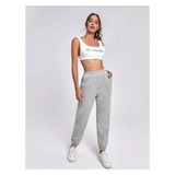 Pantalón Joggers Mujer, Buzo - Gris