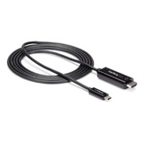 Cable Adaptador Startech Usb Tipo C A Hdmi 4k 2m Color Negro