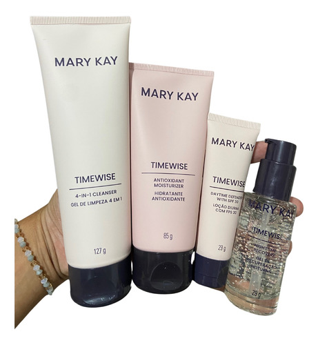 Sistema Completo Timewise 3d Lançamento Mary Kay 4 Produtos