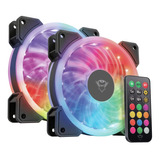 Ventilador Led Illuminated 2 Unidades Gxt 770 Rgb - Trust 