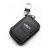 Funda Para Llave De Auto Para Ford En Vinipiel Logo Metal