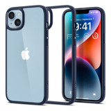 Funda Spigen Ultra Hybrid Para iPhone 14 -  Navy Blue/clear