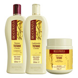 Kit Shampoo/ Condic/ Banho De Creme Tutano 500ml Bioextratus