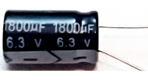 Capacitor Eletrolítico 1800uf X 6,3v 105° 10 Peças