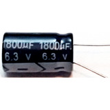 Capacitor Eletrolítico 1800uf X 6,3v 105° 10 Peças