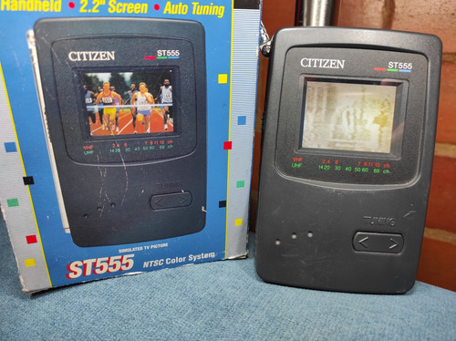 Tv  Televisor Portable Citizen St555 Coleccionable