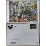 Tarjeta Entero Postal Diversidad Biologica Mariposas Fauna 