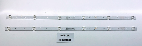 2 Tiras De Led Tv Noblex De32x4001