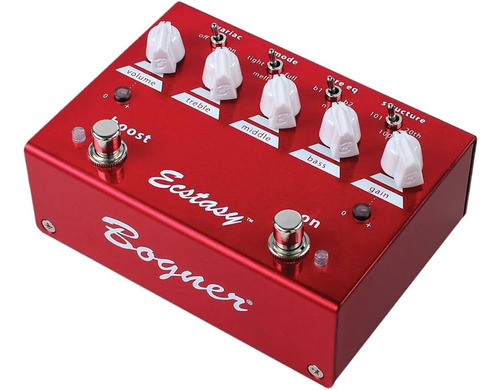 Bogner Ecstasy Pedal Distorsion Guitarra Overdrive Boost