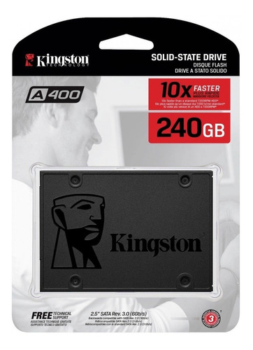 Disco Sólido Kingston Ssd Sa400s37/240g 240gb Ctc