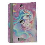 Funda Universal Para Tablet 8 Pulgadas Con Diseño Unicornio