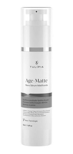 Age Matte Sérum Toque Seco Antioleosidade Nanotecno Tulípia