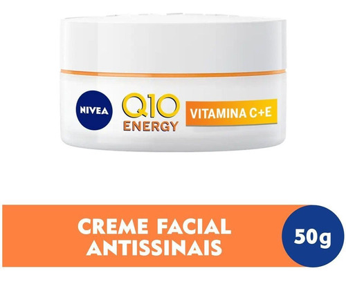 Creme Facial Antissinais Q10 Energy Dia Fps15 50g Nivea Tipo De Pele Normal