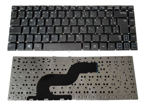 Teclado Para Samsung Np-rv411 Rv415 Rv419 Rv420 Rc410 Com Ç