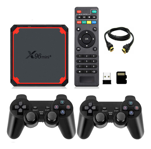 Game Box Emuelec Android Tv 11 Mil Roms 128 Gb Dual Game Pad