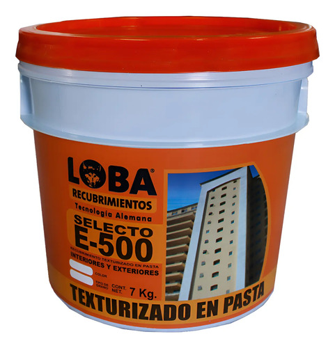 Pasta Texturizada Loba Recubrimientos 7 Kg Blanco G.30 Años
