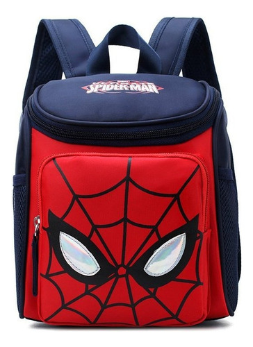 Mochila De Dibujos Animados Para Niños Spiderman Superman