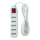 Alargador Electrico 5 Metros 5 Posiciones 2500w / Switch