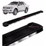 Estribos Aluminio Negro C G3 Bepo P/ Ford Ranger 2013 2019