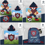  Poncho Toalla Niños Capucha Futbol Deportivos