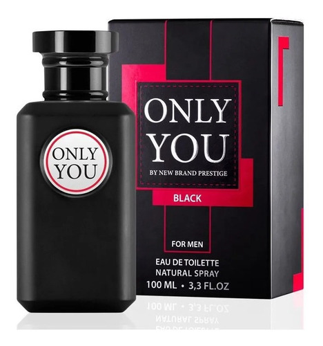 New Brand Only You Black Perfume Masculino Edt 100ml 
