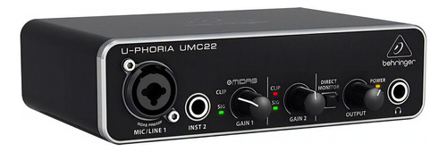 Behringer Umc22 U-phoria Interface Micrófono / Instrumento