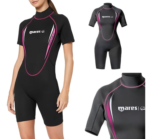Traje De Neopreno Shorty Para Buceo - Mares Lady Manta 2.2mm