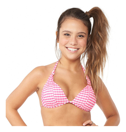 Top Praia Com Bojo Vichy Pink | 573.7023 Marcyn Praia