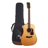 Violão Acústico Cort Gold D6 Nat / Aço - Com Bag