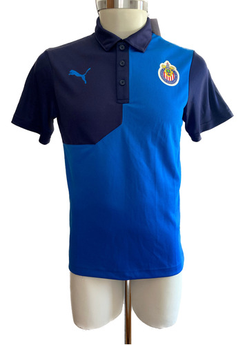 Playera Polo Chivas Guadalajara Color Azul 2017-2018 Puma