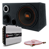 Caixa Trio Som Jbl Selenium 12 Polegadas + Modulo Taramps