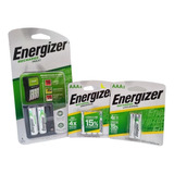 Combo Energizer Maxi Bateria Recargable Aaa X4 Y Aaa X2 Kit