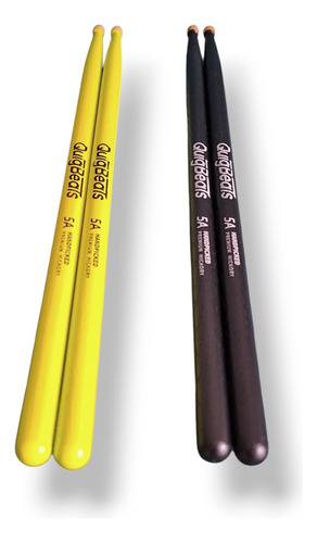 Baquetas 5a Punta De Madera De Hickory Americano Quigbeats