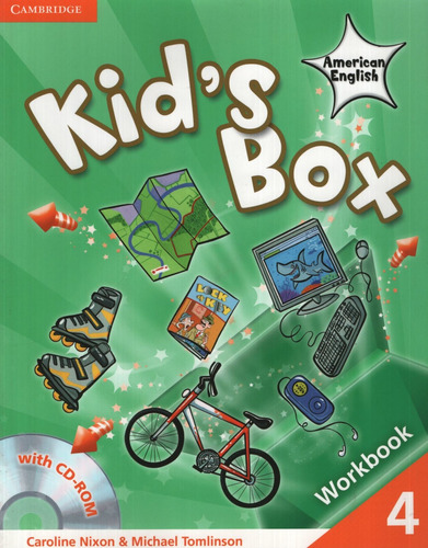 American Kid's Box 4 - Workbook + Cd-rom, De Nixon, Caroline. Editorial Cambridge University Press, Tapa Blanda En Inglés Americano, 2011