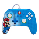 Control Alambrico Nintendo Switch Mario Pop Art Powera