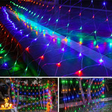 Luces Navidad Red 1,5mx1,5m 96 Led 220v Efectos